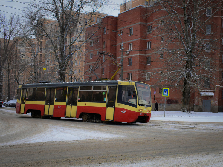 В Туле завершен ремонт трамвайных путей на улице Тихмянова
