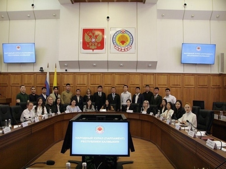 В Калмыкии провели первое заседание молодежной палаты при Народном Хурале