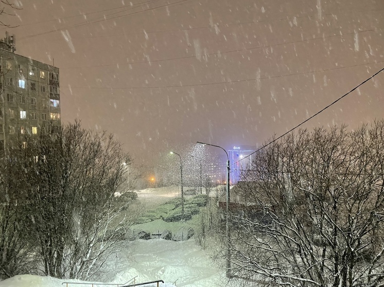 Циклон «Матильда» принесет снег в Мурманск