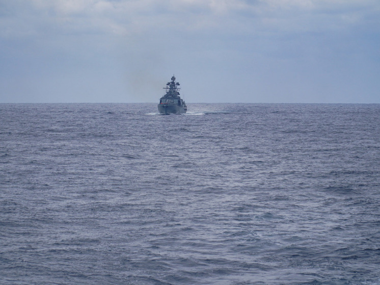 Корабль «Адмирал Левченко» отработал боевые стрельбы в Баренцевом море