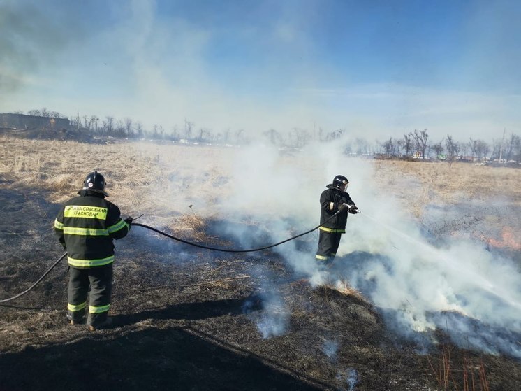 Краснодарские спасатели за неделю потушили 7 пожаров