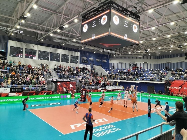 Белгородские волейболисты победили в первом четвертьфинальном матче Суперлиги