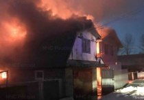 Днем 31 марта в населенном пункте Латышево (Янтиковский округ) загорелся местный продуктовый магазин