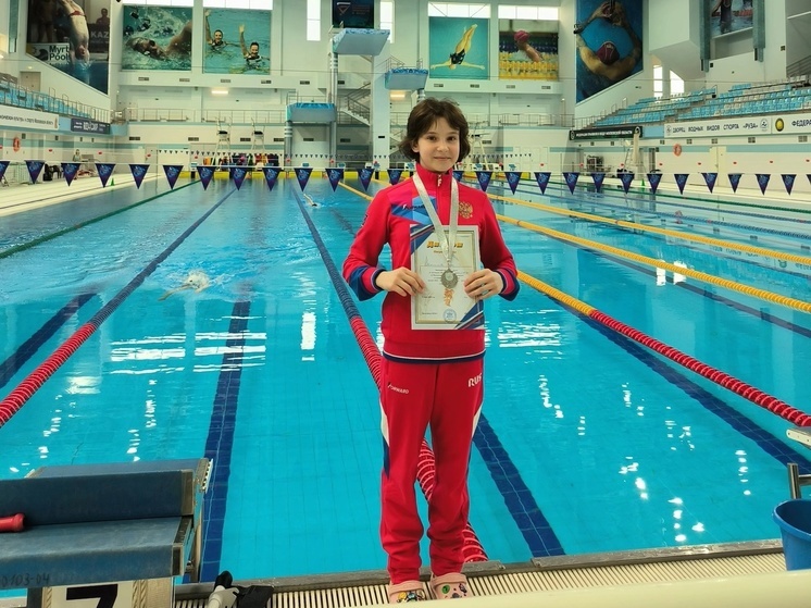Пловчиха из Серпухова стала призером областных соревнований