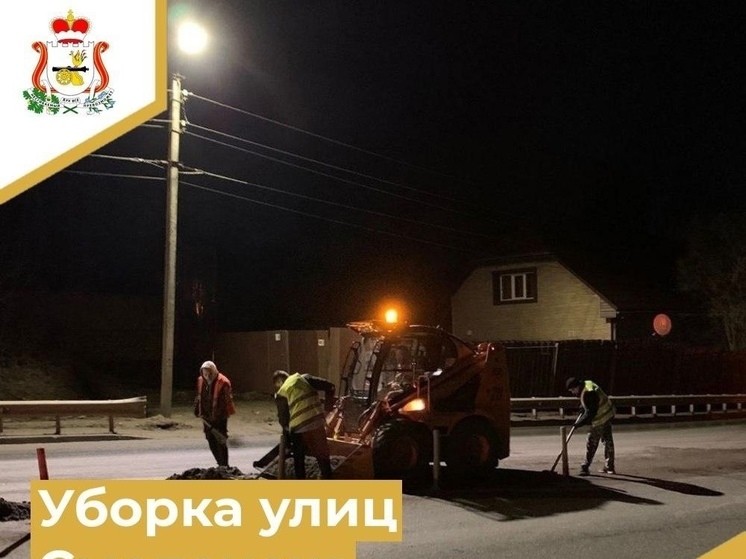 «Смоленскавтодор» выполняет уборку улиц областного центра