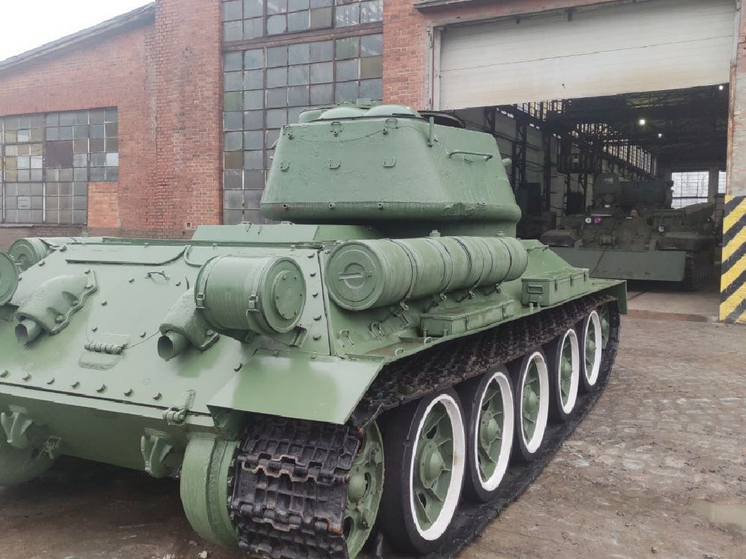 Легендарный танк Т-34 восстановят в Калининградской области к 80-летию Победы