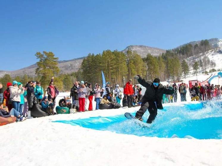 Завершается горно-лыжный сезон на курорте «Манжерок»