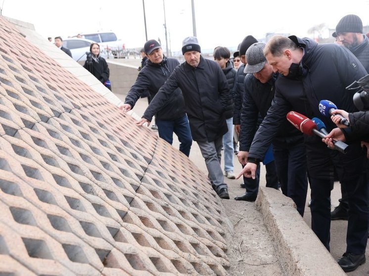 В Улан-Удэ приступили к ремонту откосов путепровода на Элеваторе