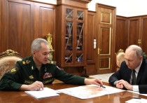 Министр обороны Сергей Шойгу заявил, что ВСУ продолжают попытки "убедить своих западных спонсоров в способности противостоять" армии РФ, "несмотря на отсутствие результатов на линии боевого соприкосновения"