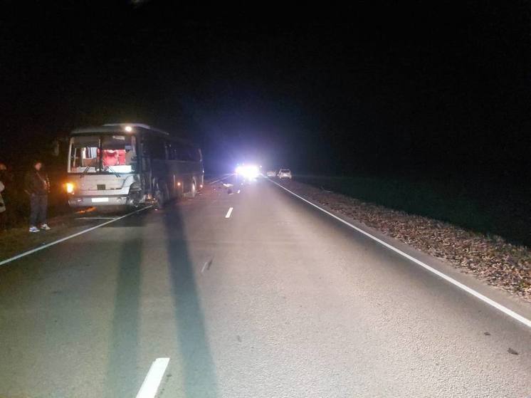 На трассе в Ростовской области водитель легковушки погиб в ДТП с автобусом