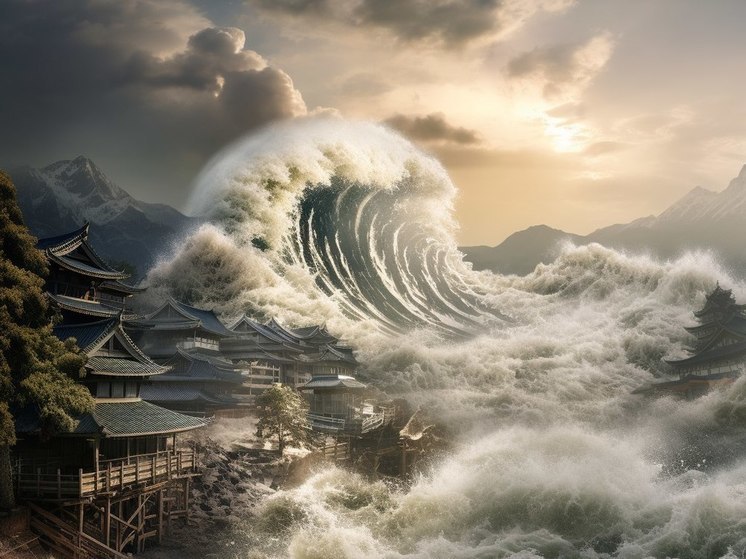 The tsunami reached the coast of Ishigaki Island after the earthquake off Taiwan