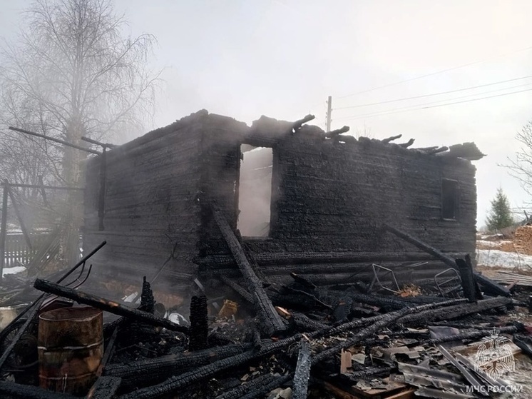 Частный дом сгорел в Никольском округе из-за плохой проводки