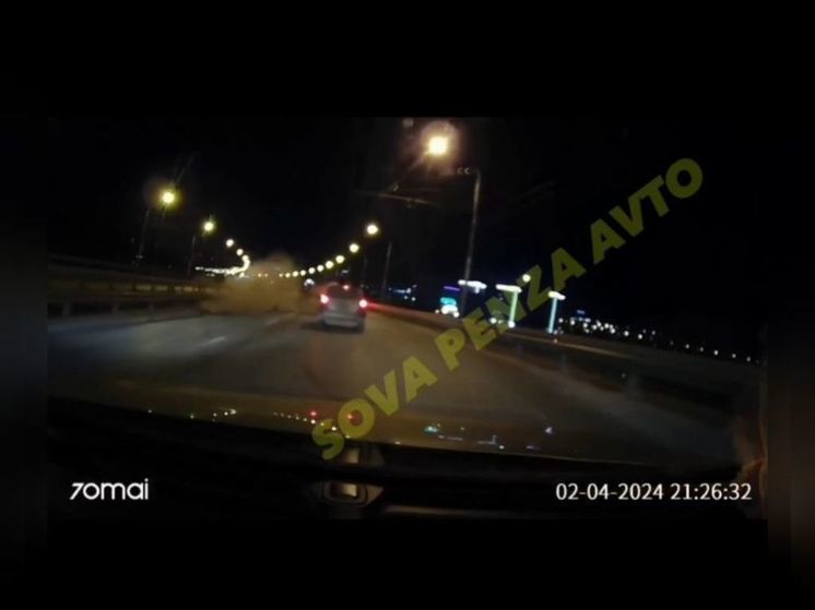 В Пензе на Арбековском путепроводе произошло жуткое ДТП