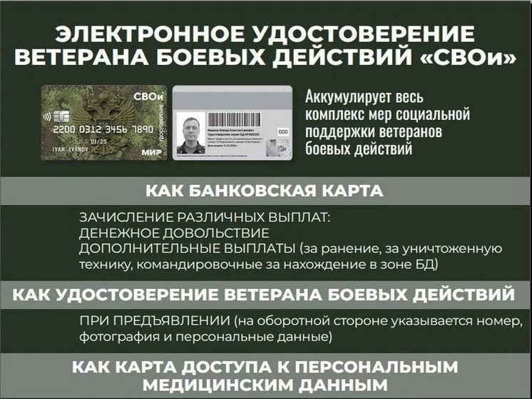 В Курской области ветераны боевых действий получат новый электронный документ