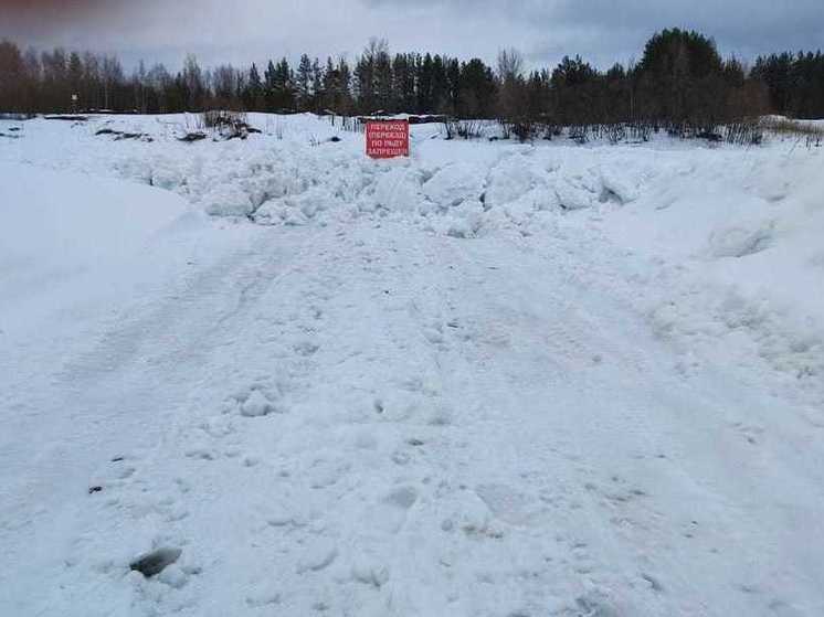Закрыта переправа через реку Кеть в Верхнекетском районе Томской области