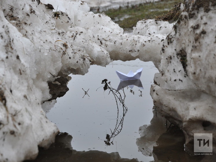 Синоптик рассказал, когда в Татарстане полностью растает снег