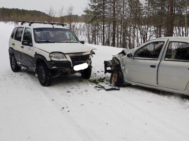 Женщина пострадала в аварии на севере Карелии