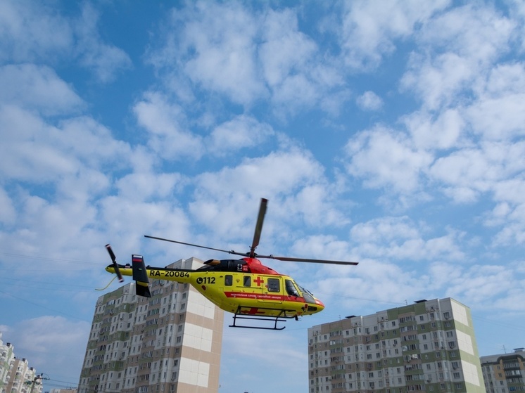В этом году в Курской области вертолет санитарной авиации совершил 31 вылет