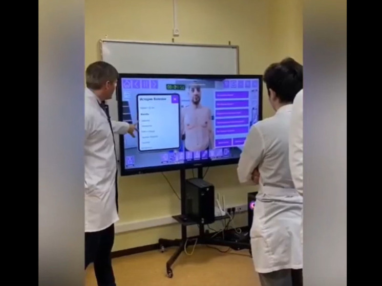 Студенты-медики в Петрозаводске тренируются на виртуальных пациентах