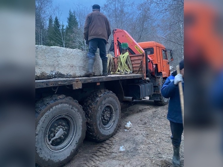 В Переславле-Залесском восстановили дорогу, которую размыло паводком