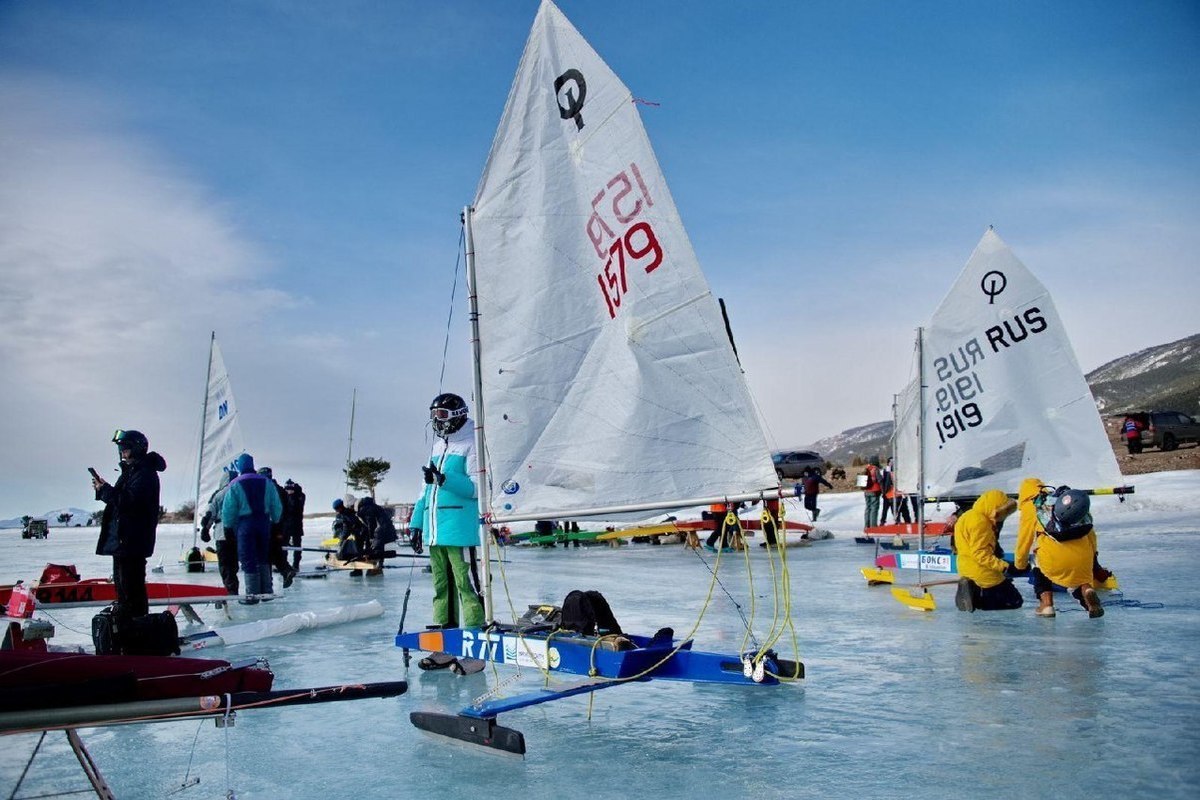 Sakhalina entered the top three of the Asian Iceboat Cup