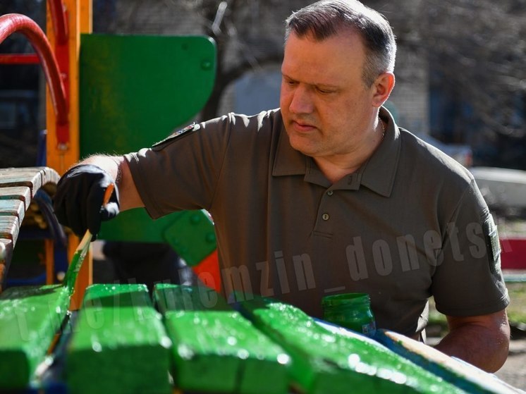 Кулемзин стал участником благоустройства улиц Донецка