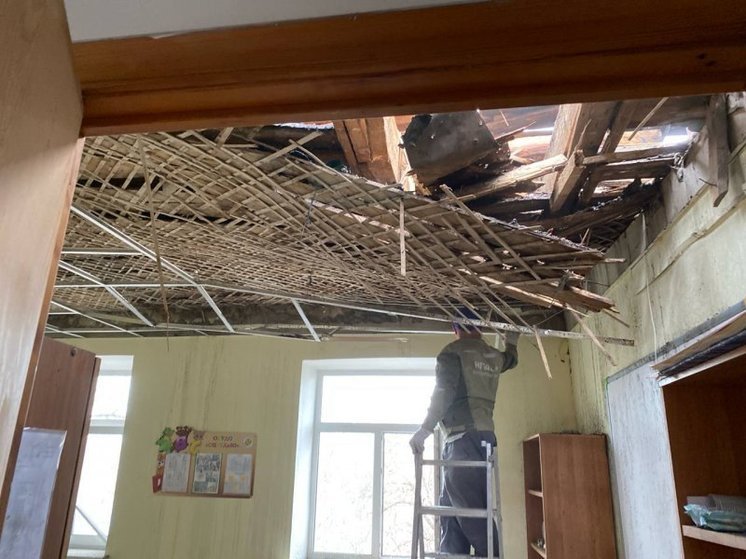 В Курске в детском центре оценивают ущерб после атаки БПЛА