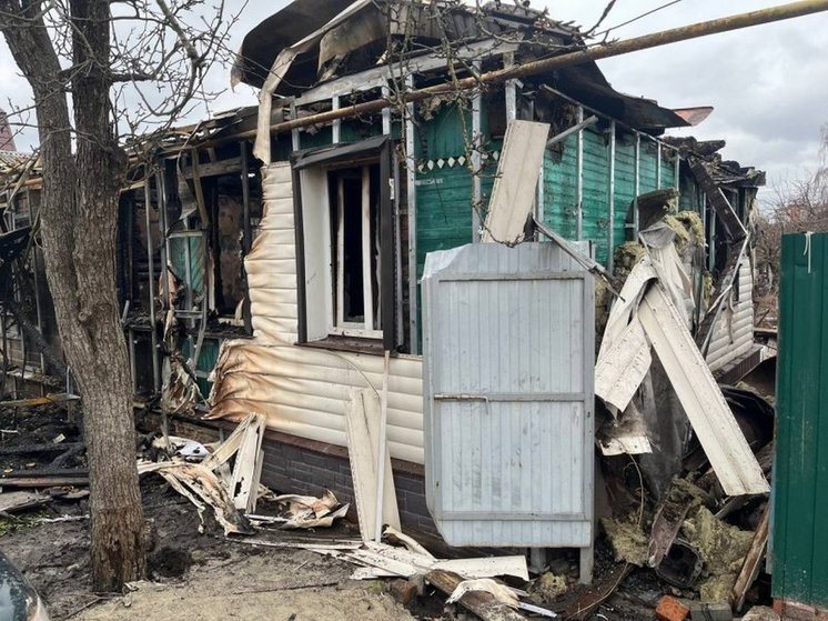 В Курске жителям сгоревшего от БПЛА дома выделили временное жильё
