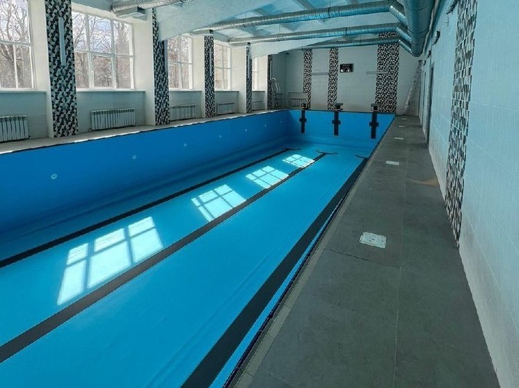 Завершается капремонт бассейна в школе № 7 Белгорода