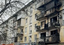 Здание загорелось в результате обстрела ВСУ