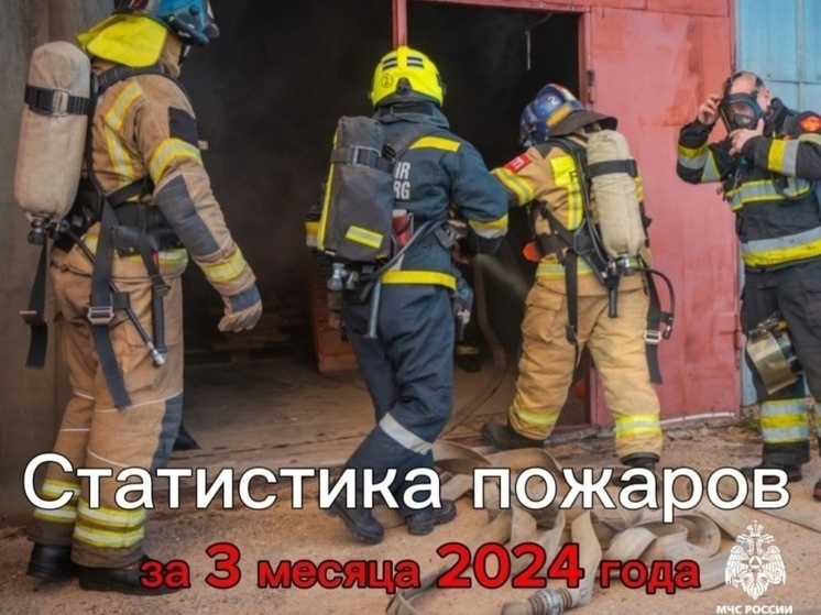 За первый квартал 2024 года на Смоленщине произошло 362 пожара