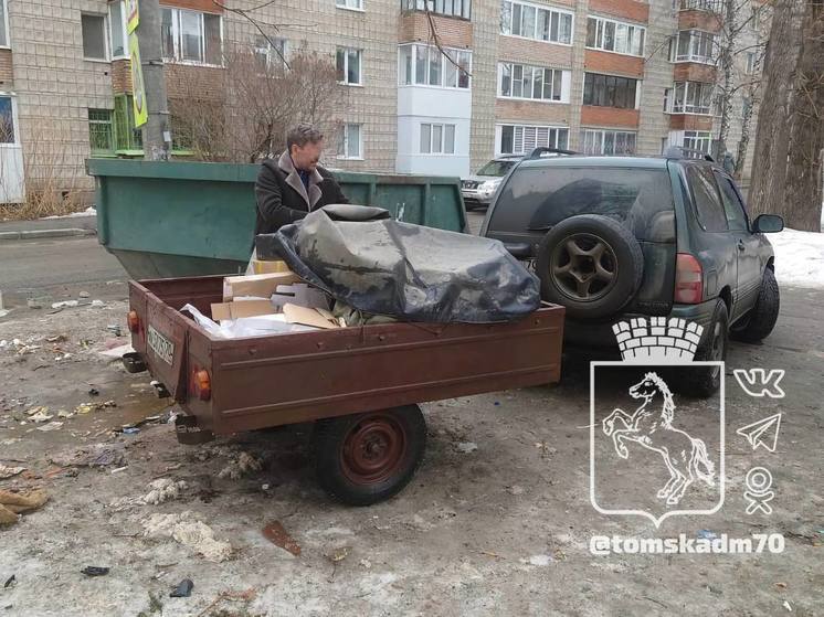 Власти Томска строго карают нарушителей, создающих незаконные свалки
