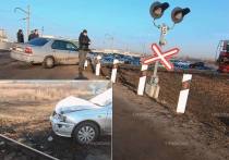 На станции Карасук-1 произошло столкновение маневрового тепловоза и легкового автомобиля