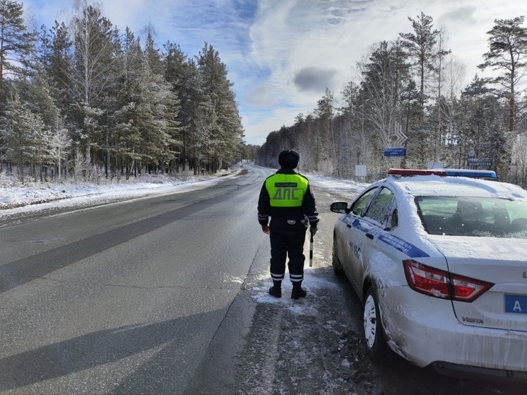 Свердловское управление ГИБДД предупредило о сложной дорожной обстановке из-за снегопада