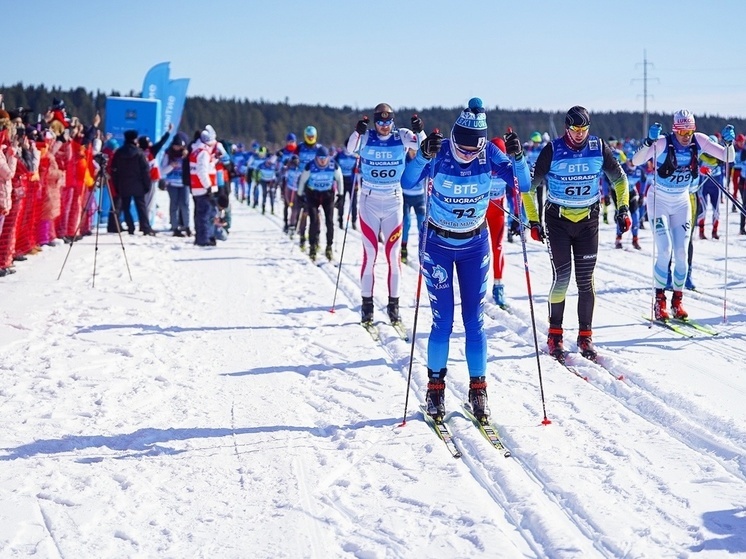 Югорская биатлонистка выиграла 11-й Югорский лыжный марафон
