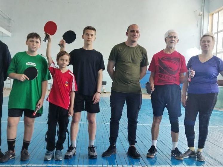 В Скадовском доме культуры прошел любительский турнир по настольному теннису