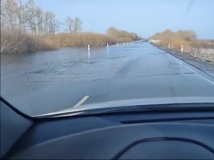 В Новосибирской области талыми водами затопило более 80 дорог