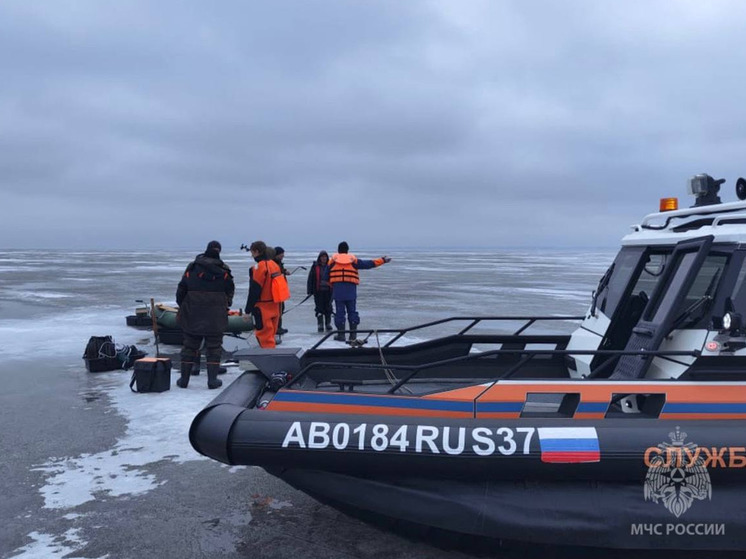 В Ивановской области спасатели сняли шестерых рыбаков с оторвавшейся льдины