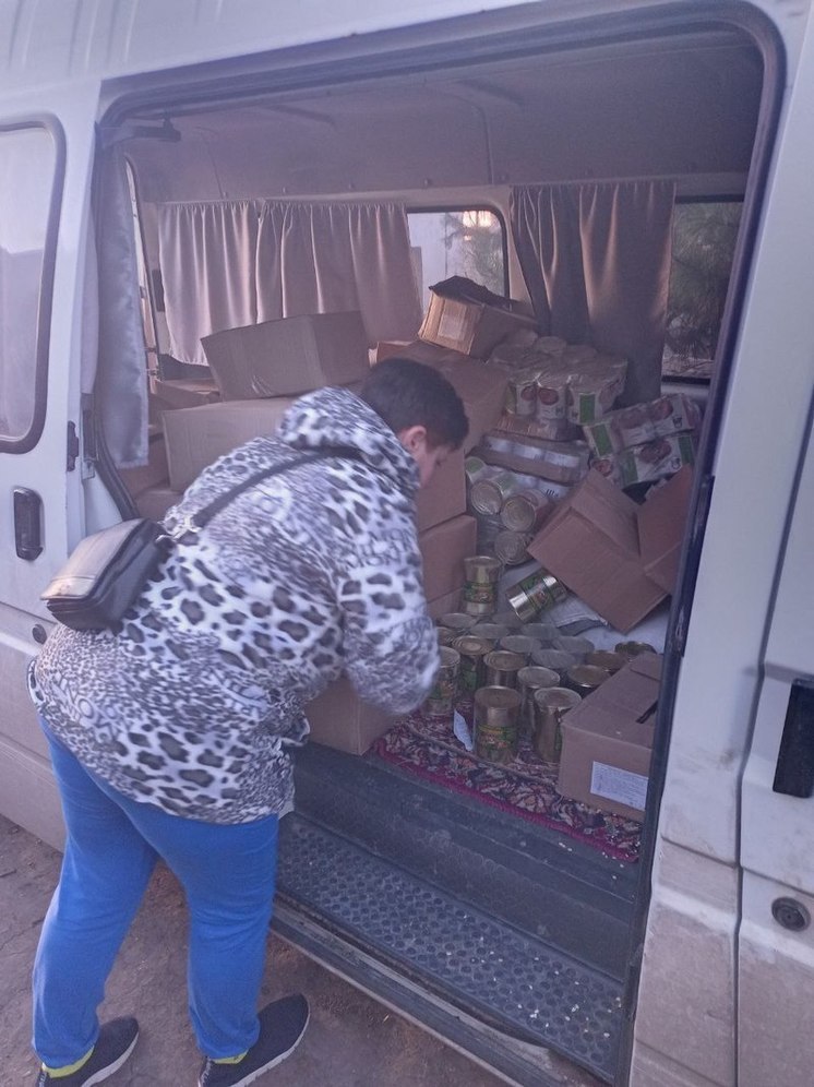 Во Владимиро-Ильинский гериатрический пансионат доставили продукты питания