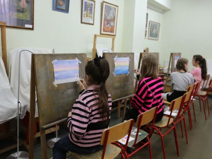 В серпуховской художественной школе прошёл День открытых дверей