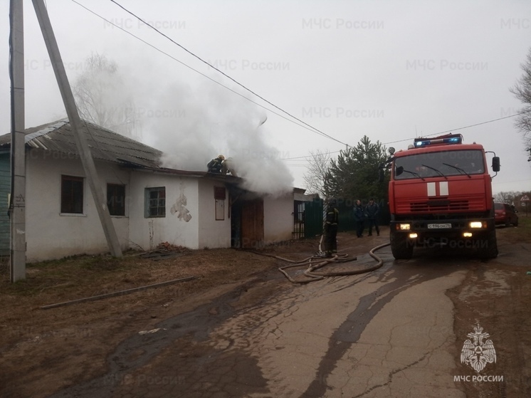 В Ярославской области в эти выходные сгорела общественная баня