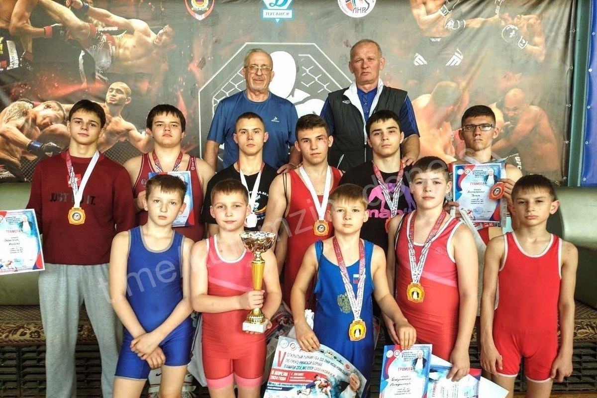 Athletes from Donetsk won seven medals in the open Greco-Roman wrestling tournament