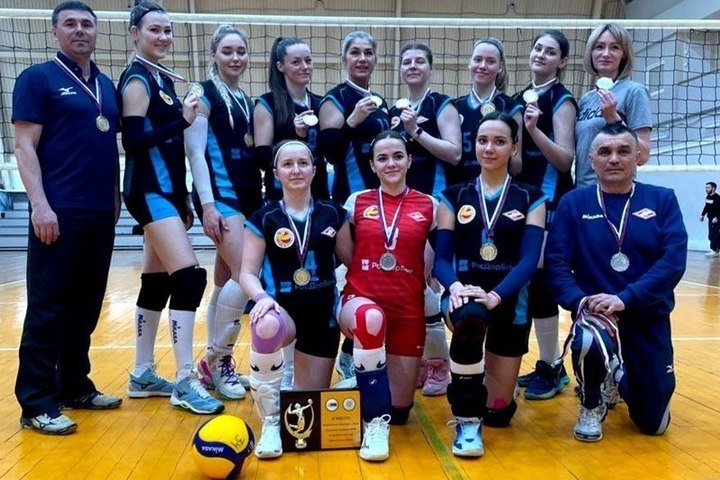 The Spartak-Chuvashia team won silver at the Volleyball Championship of the Volga Federal District