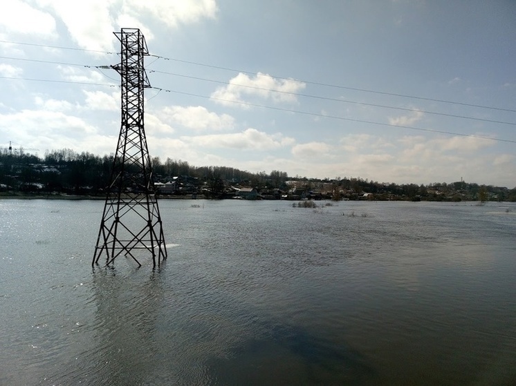 Паводковая ситуация в Смоленской области утром 8 апреля
