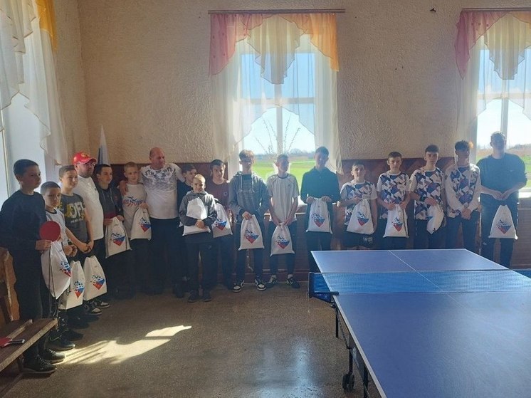 В Новопокровке на Херсонщине прошёл турнир по настольному теннису