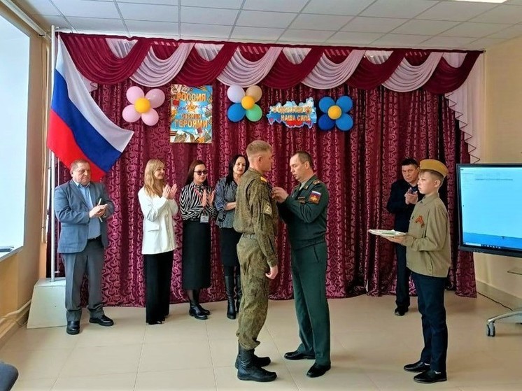 Боец из Чувашии Михаил Семенов награжден медалью «За отвагу»