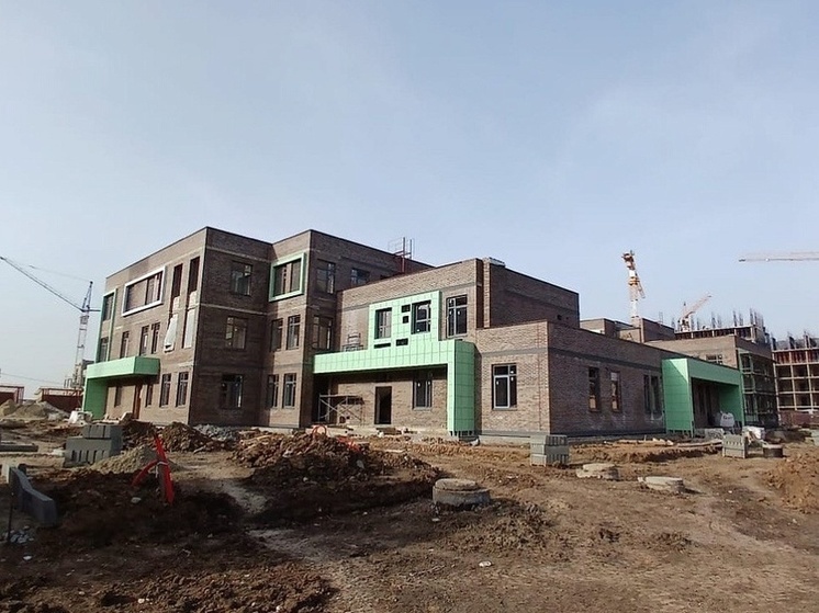Готовность детского сада на улице Лоцманской в Краснодаре составляет 57%