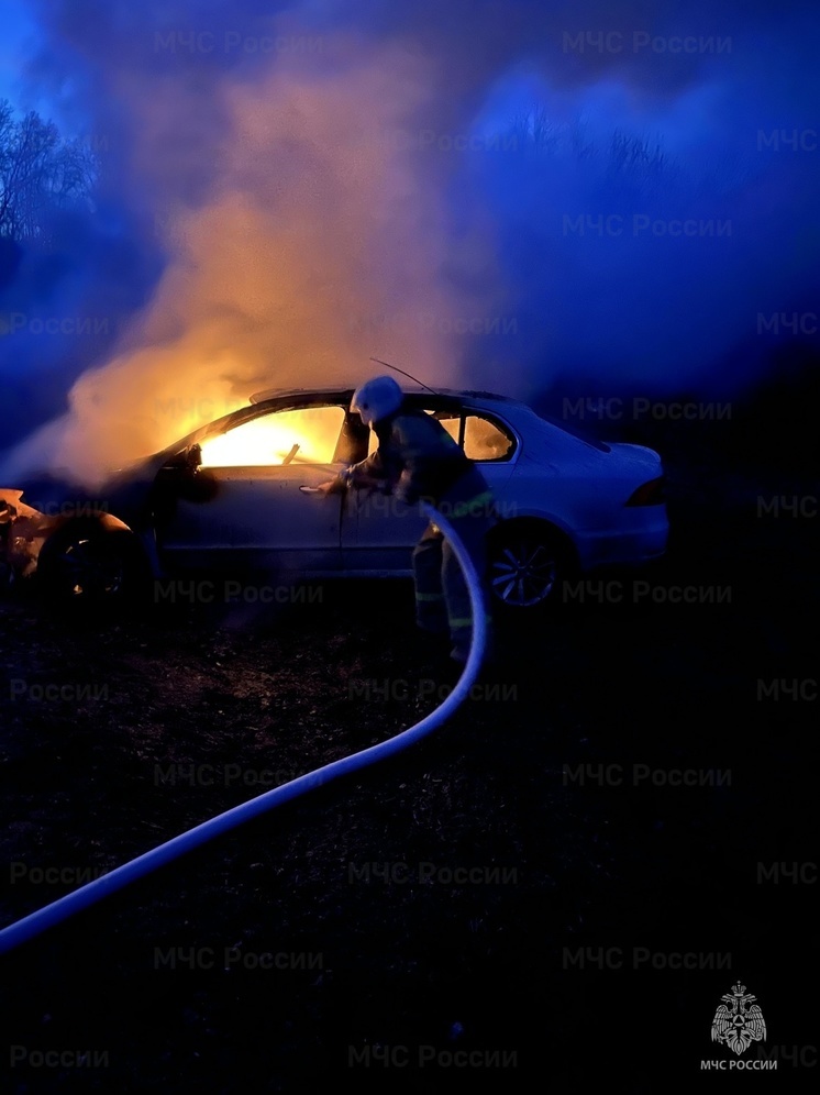В Ярославской области сгорели два автомобиля