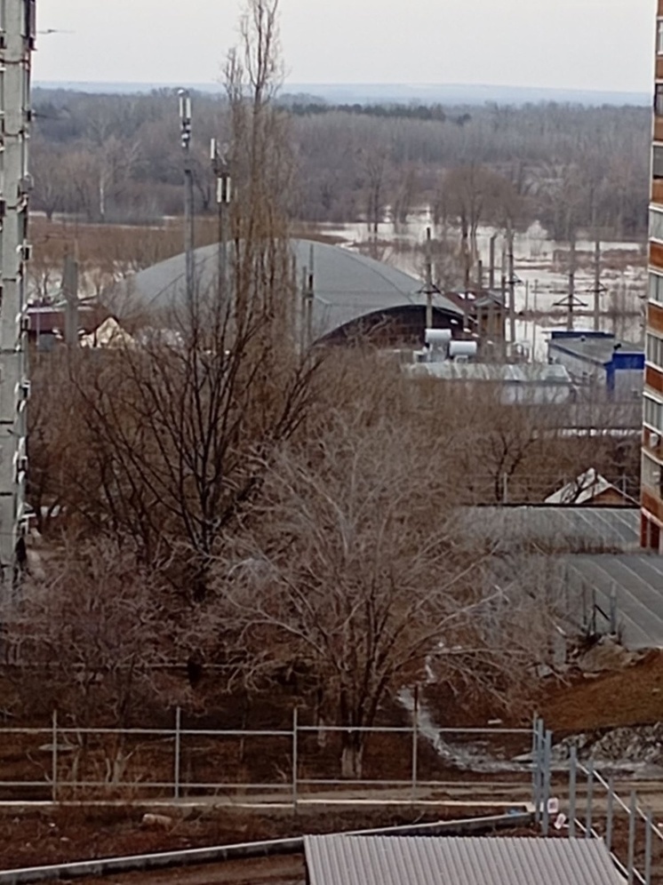 В Оренбурге уровень воды в Урале приближается к критической отметке