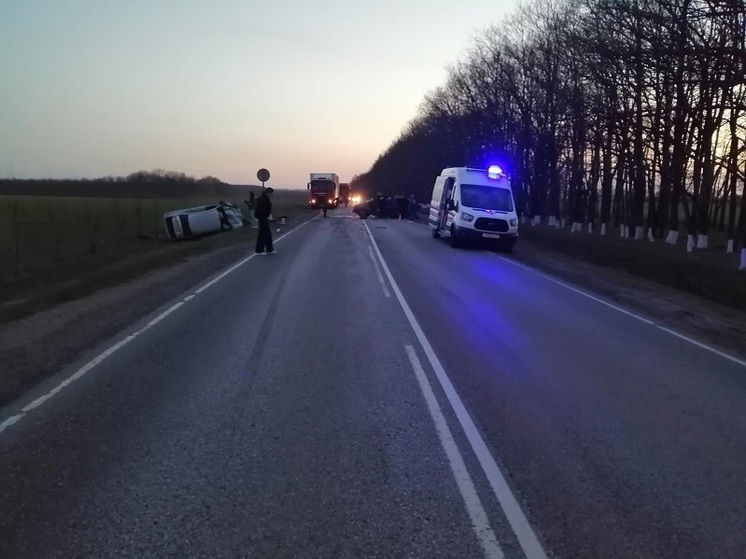 В Белгородкой области водитель погиб при столкновении двух авто